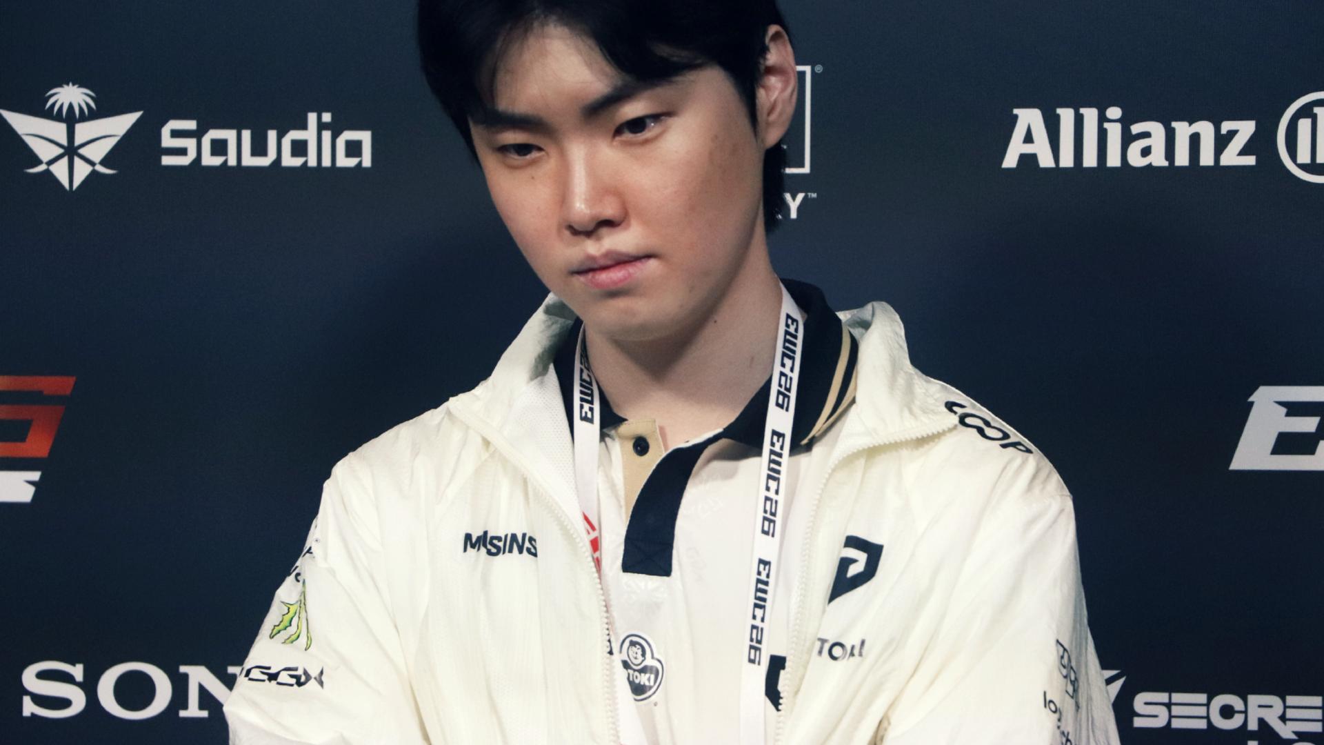 Chovy at EWC 2026. Credit: Lucas Jacque/Sheep Esports