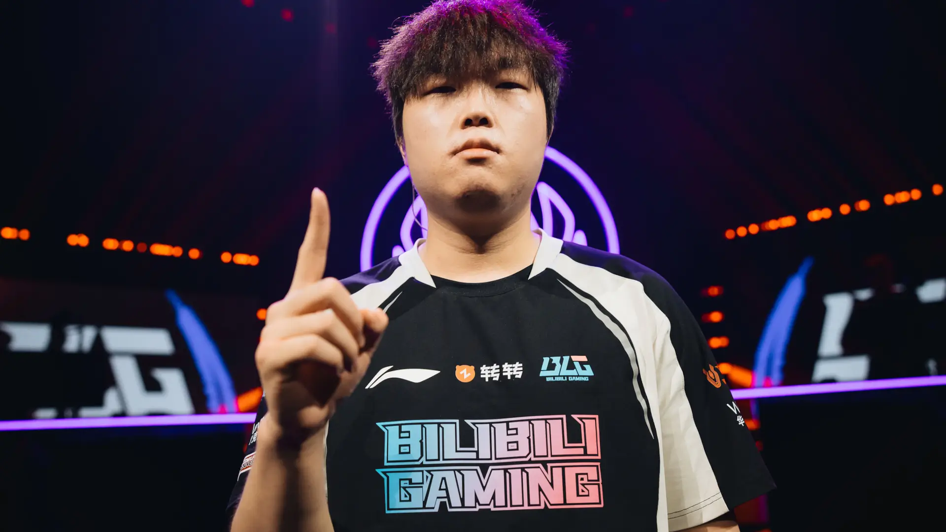 Chen "Bin" Ze-Bin, toplaner of Bilibili Gaming BLG at MSI 2025.