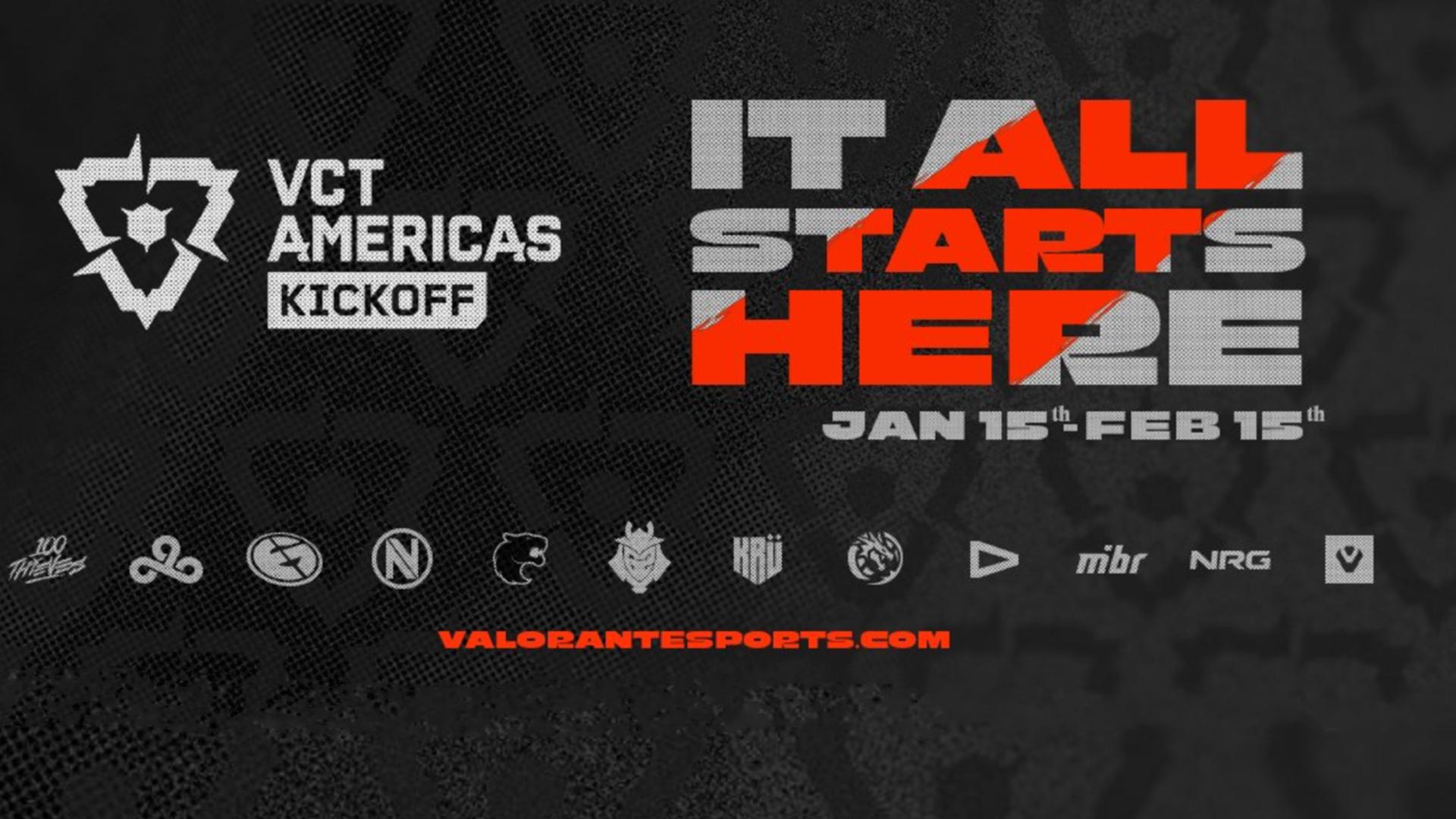 Twelve teams on the line for the first competition of the season - Credit: Riot Games/VCT Americas