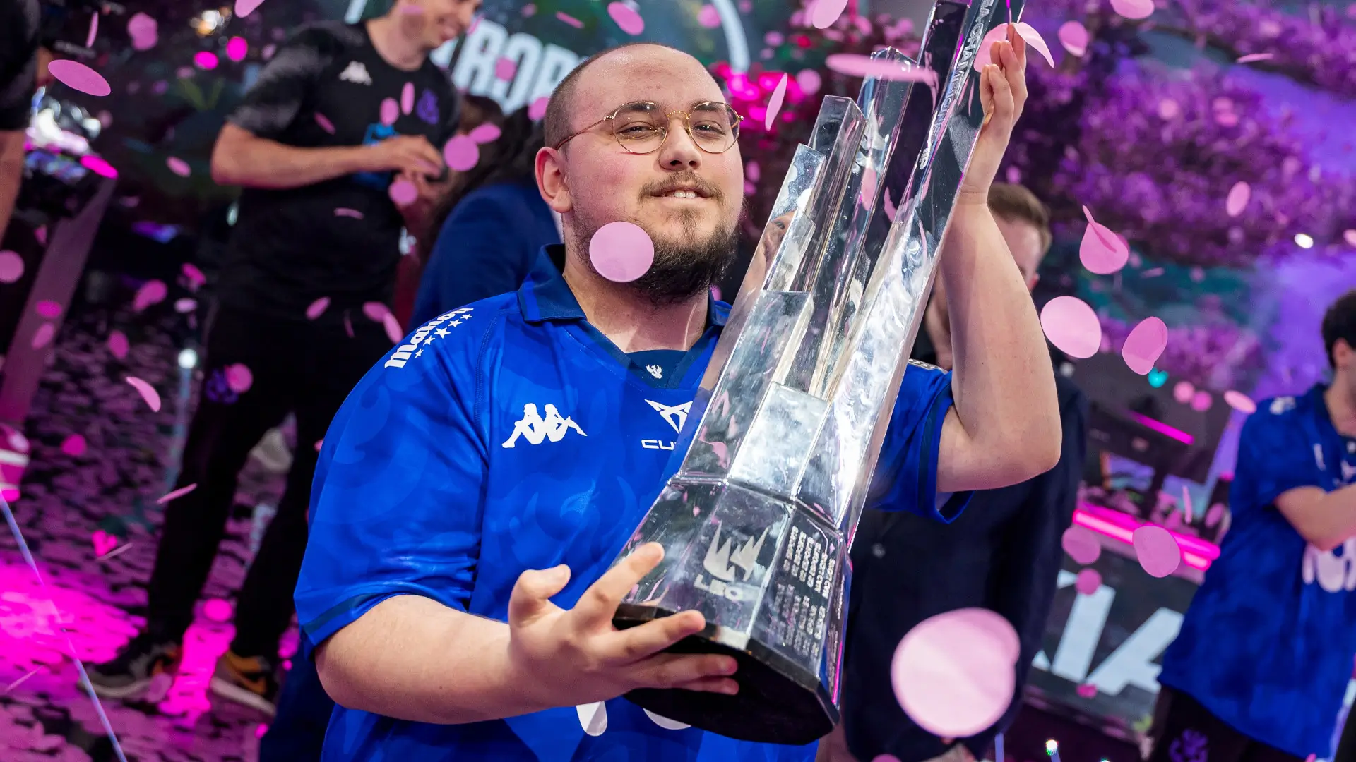 Alex "Myrwn" Pastor Villarejo, toplaner of Movistar KOI, champions of the LEC 2025 Spring Playoffs