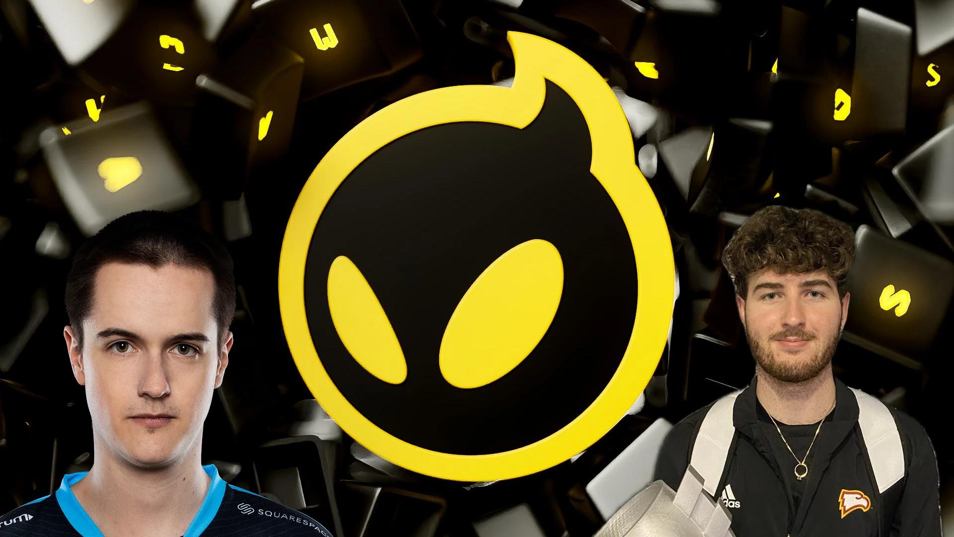 Mobility and Breezy with the Dignitas logo | Photo Credit: Dignitas.gg/Riot Games