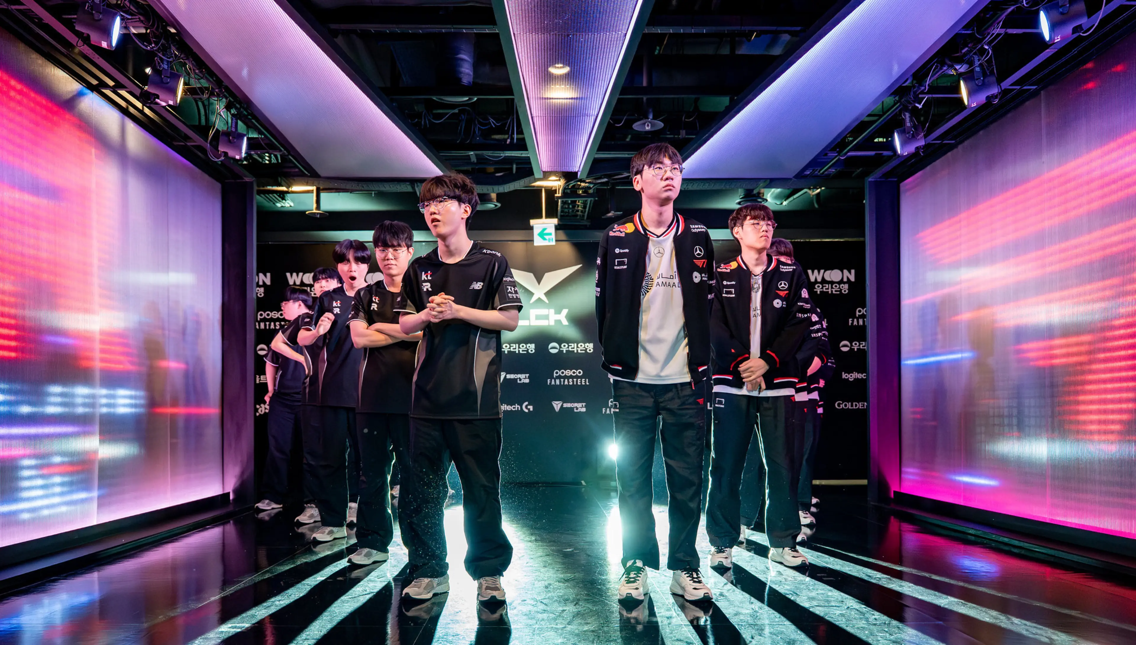 KT Rolster and T1 at the LoL Park in 2025