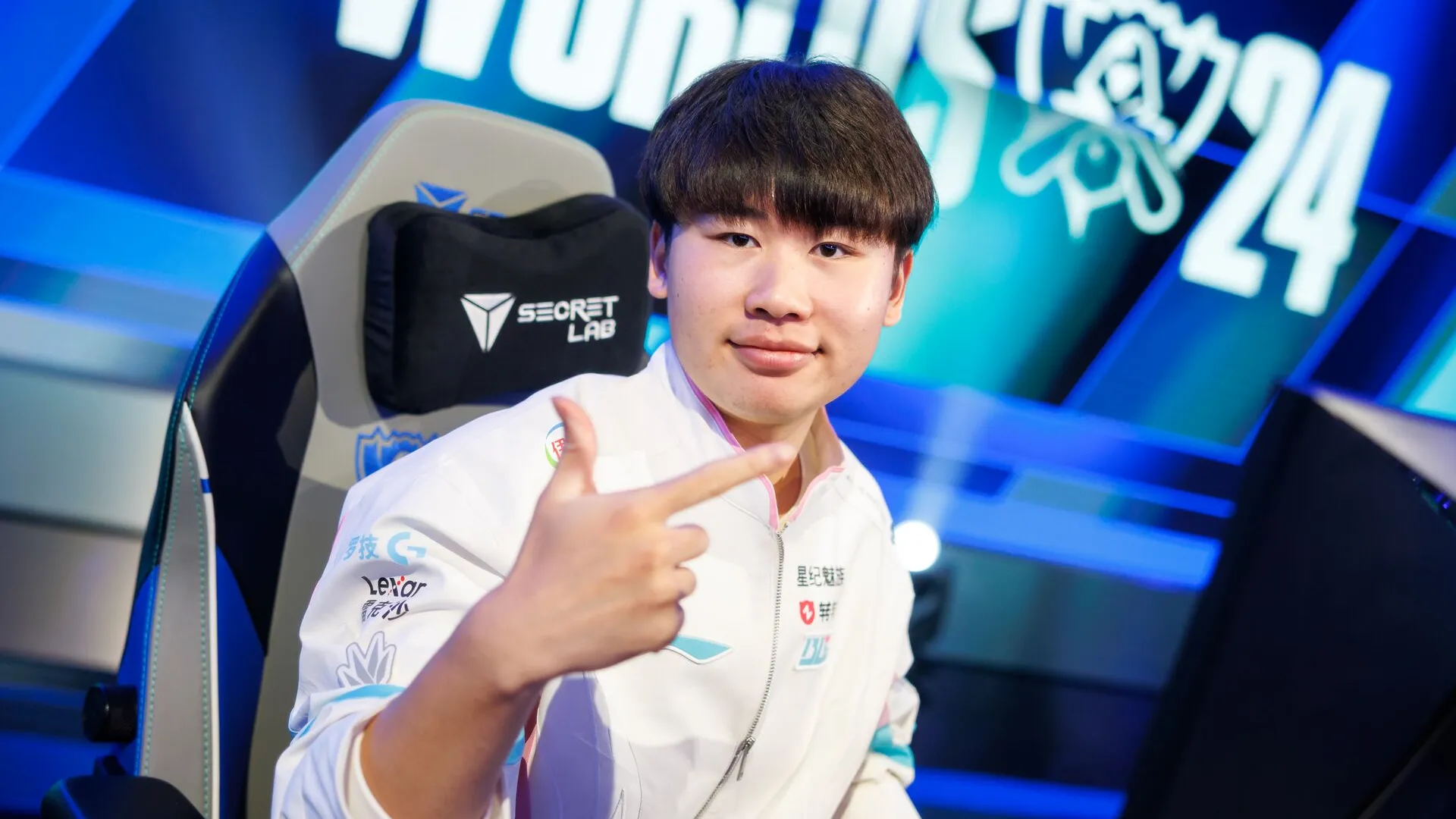 Wei on Worlds 2024 Stage