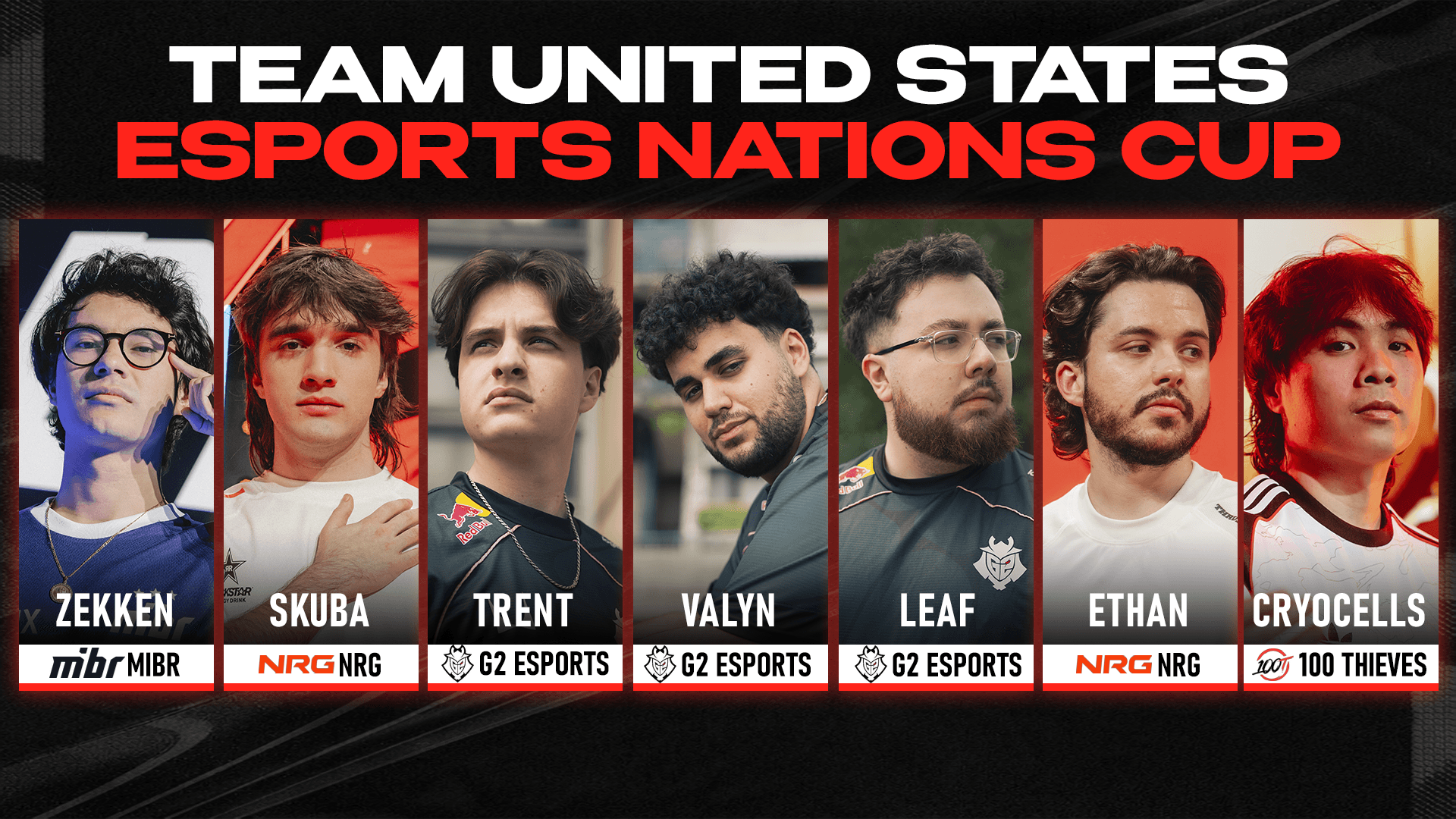 The USA has announced its roster for the ENC. Credit: Sheep Esports.