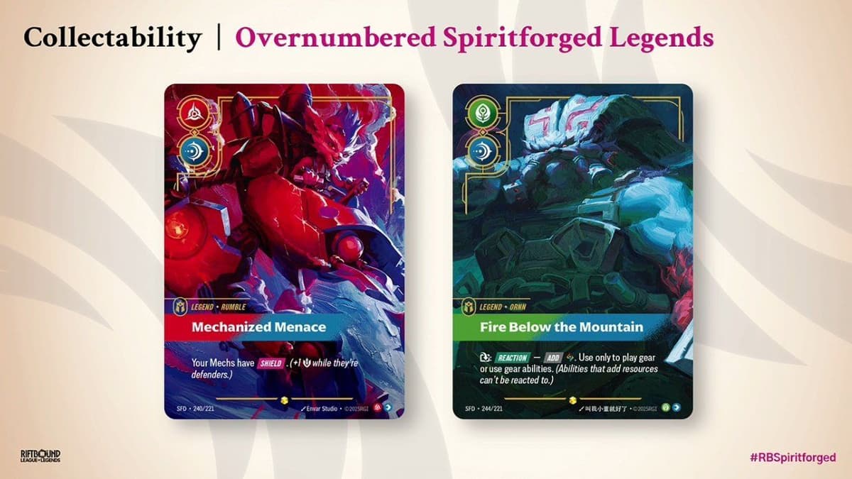 Sheep Esports - Riftbound: All Overnumbered cards revealed by Riot ...