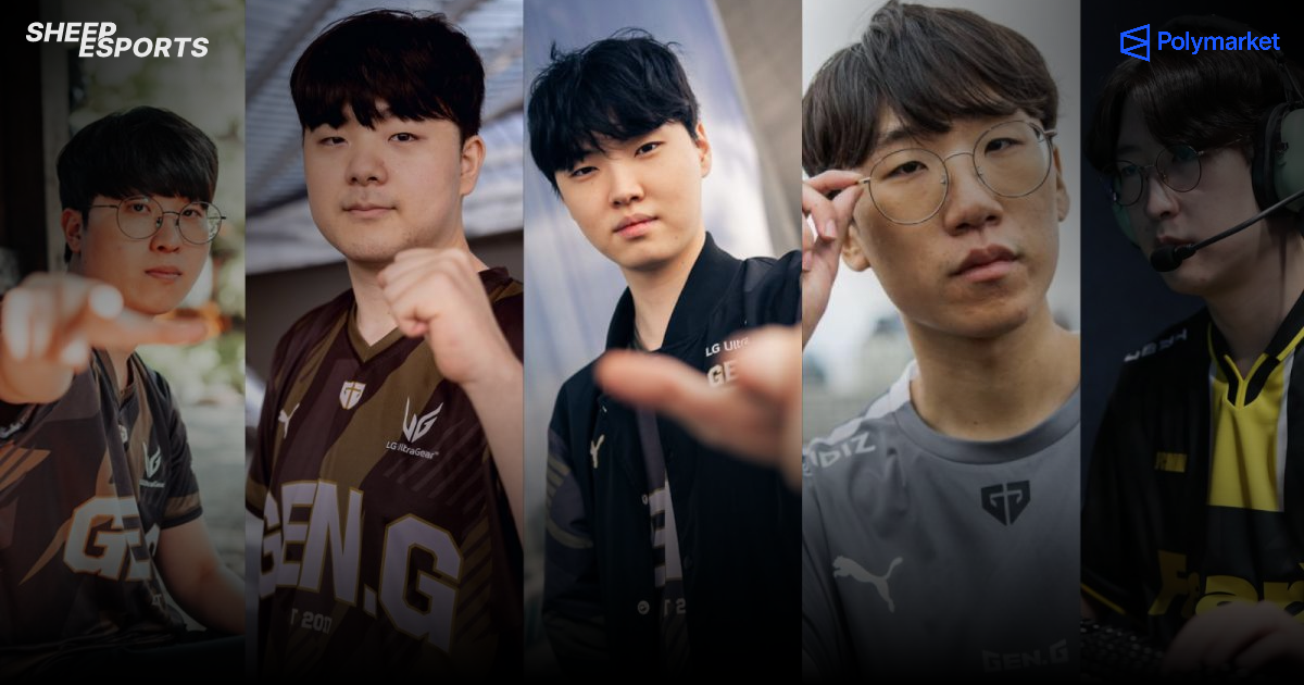 Sheep Esports - LoL: Gen.G's completed 2025 LCK roster