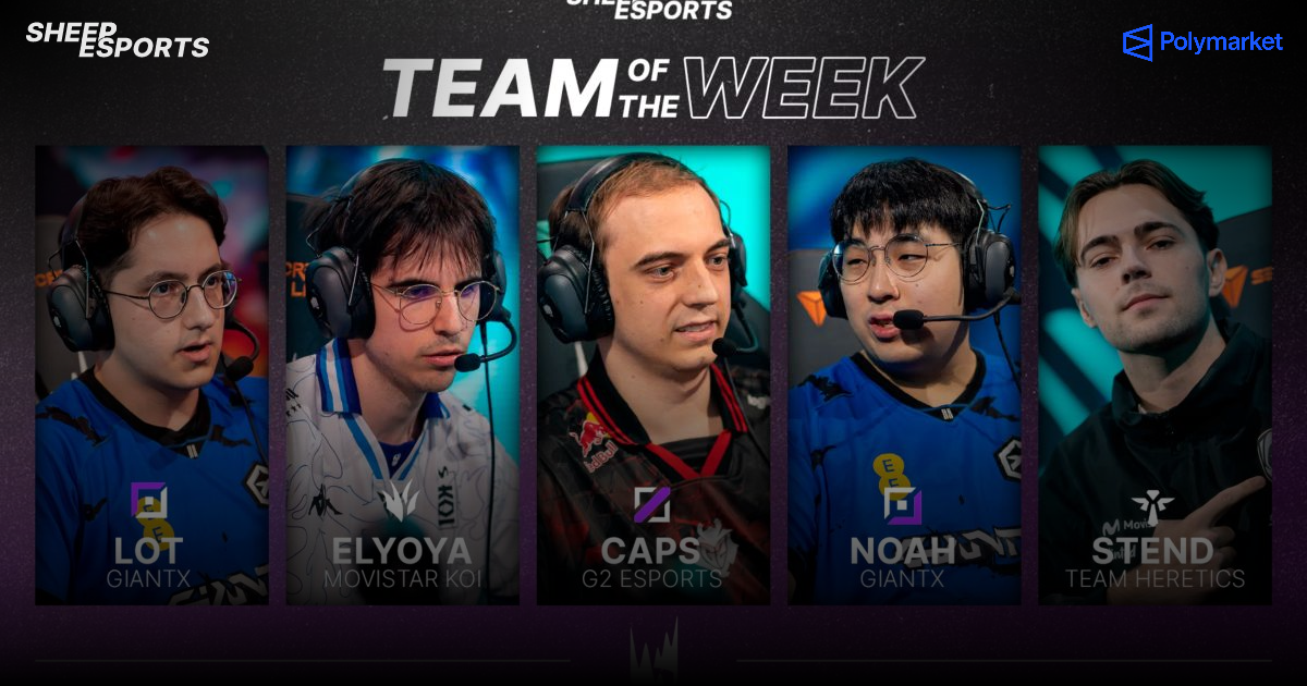 Sheep Esports - LoL: LEC Summer Split 2025 - Team of the Week 4