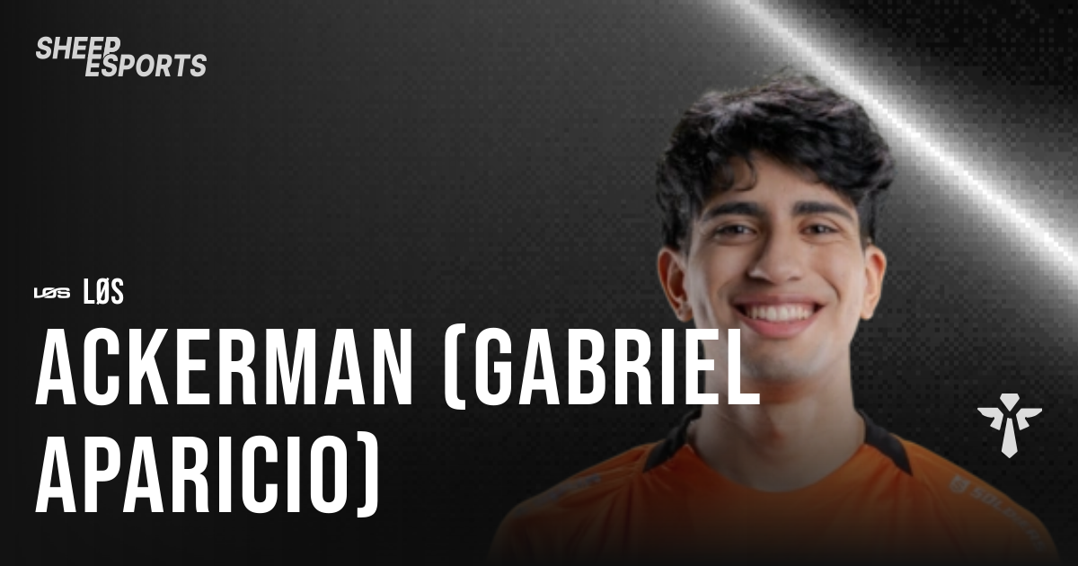 Ackerman (Gabriel Aparicio) - Pro Stats | Sheep Esports