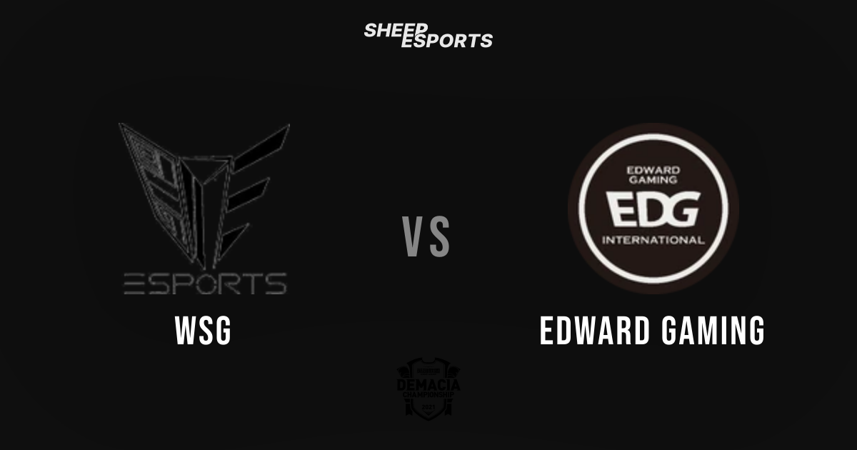 WSG vs EDward Gaming 0–1 | DEMACIA-CUP 2023 | Sheep Esports