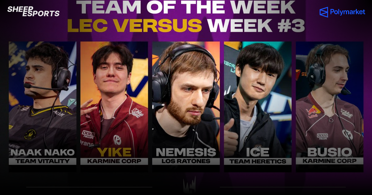 Sheep Esports - LEC Versus 2026: Team of the week 3