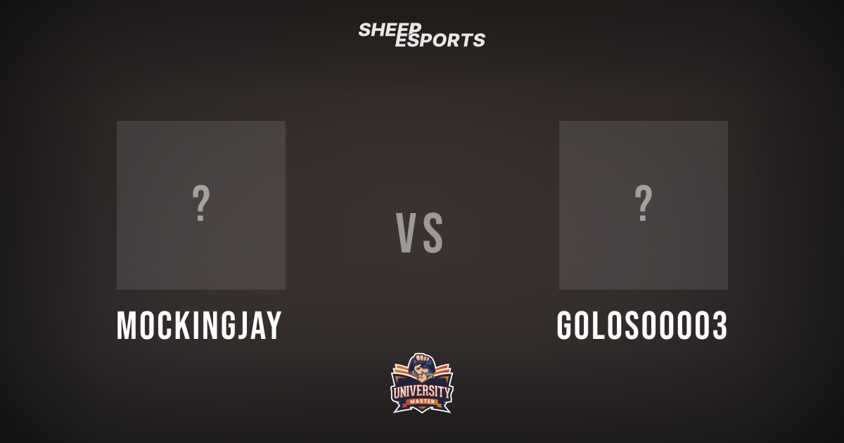 MockingJay 1–0 golosooo03 | University Master 2022 - Winter Split ...