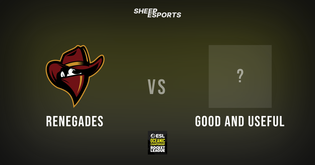 Renegades 3–1 Good and Useful | RLCS Season X - ESL Oceanic ...