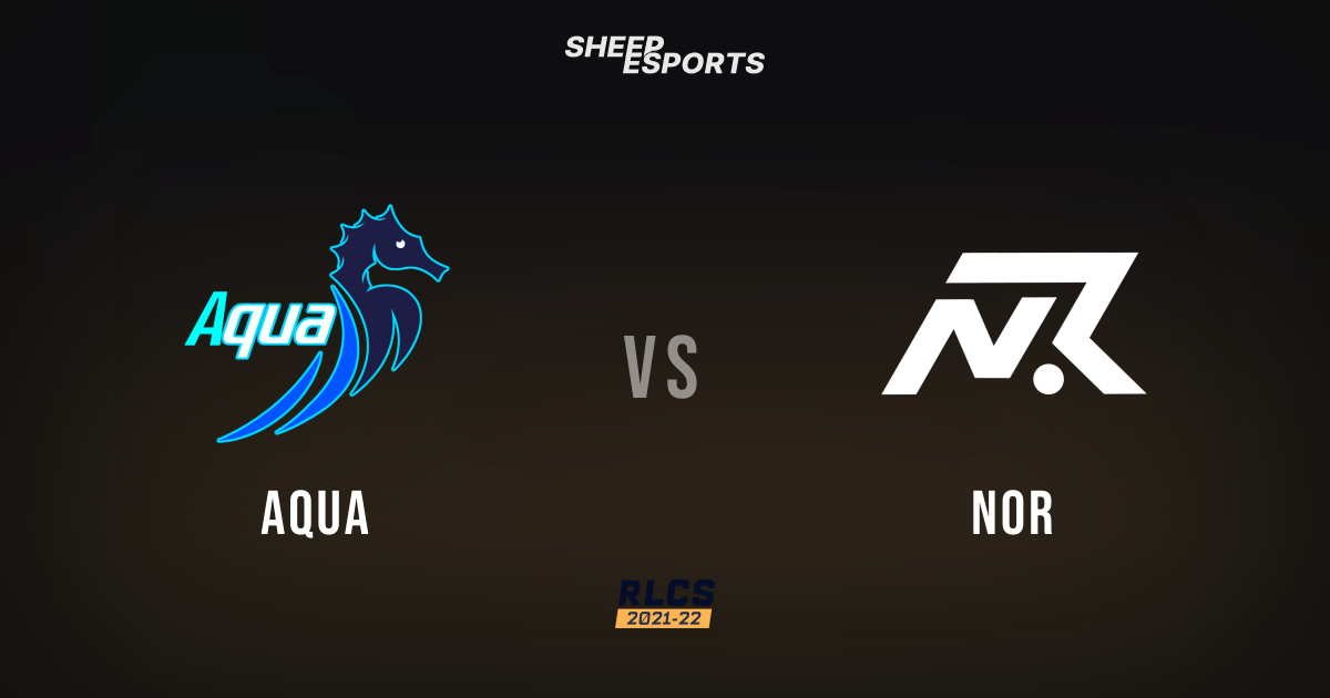 Aqua 1–3 NOR | RLCS 2021-22 - Spring: APAC N Regional Event 2 | Sheep ...